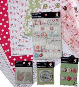 TWITTERPATED Imaginisce 12x12 Scrapbooking Papers/Kit  