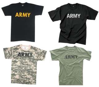 Army Printed Military Tee Infantry Soldier T Shirt  