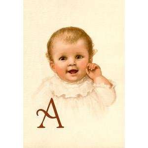  Vintage Art Baby Face A   11247 6