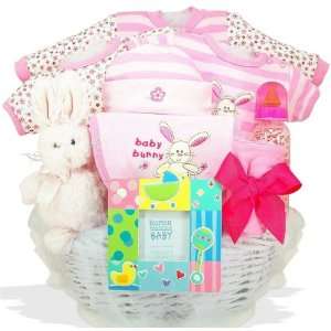  Some Bunny Loves Me Personalized Baby Gift Basket: Baby