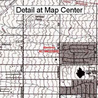  USGS Topographic Quadrangle Map   Alameda, New Mexico 