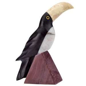  Toucan Bird Shelf Desk Sitter Stone Sculpture Gift Ideas 