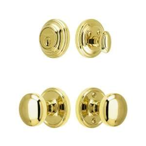   Avenue Knobs Keyed Alike in PVD with 2 3/8 Backset.