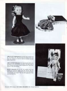   IDEAL REVLON Fashion Doll Toy 8 Pg Collector Article & Pictures  