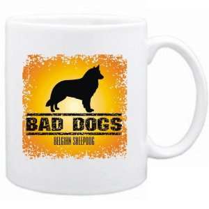  New  Bad Dogs Belgian Sheepdog  Mug Dog: Home & Kitchen