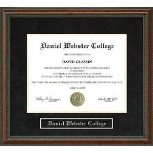  Daniel Webster College (DWC) Diploma Frame Sports 