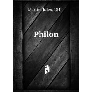  Philon Jules, 1844  Martin Books