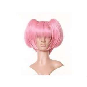  Short hair and two tucks clip wig?pink: Beauty