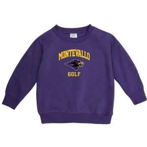 Montevallo Falcons Purple Toddler Golf Arch Crewneck 