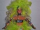   Minty Green Mardi Gras Las Vegas Showgirl Barbie Custom Artist Doll