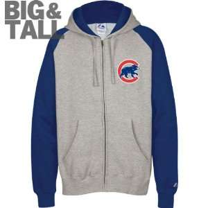   Cubs Big & Tall Classic Full Zip Raglan Hoodie: Sports & Outdoors