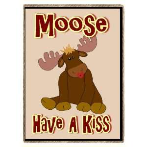  Funny Moose Kiss Animal Refrigerator Gift Magnet Kitchen 