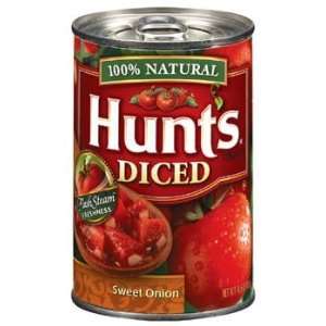 Hunts 100% Natural Diced Tomatoes with: Grocery & Gourmet Food