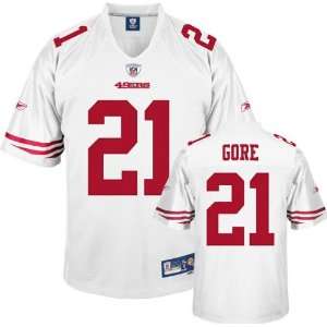 Frank Gore San Francisco 49ers 2009 White Premier NFL Jersey:  