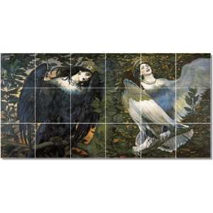   Tile Mural Residential Construction Idea  18x36 using (18) 6x6 tiles