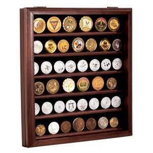  Challenge Coin Display Case for 48 Coins: Sports 