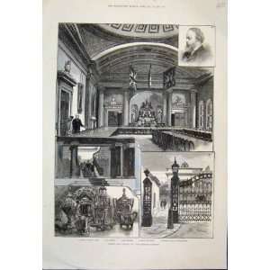   City Salters Company St Swithins Lane 1884 Print