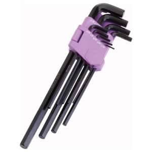   H8051 9 pc. Extra Long Flat End Hex Key Wrench Set: Home Improvement