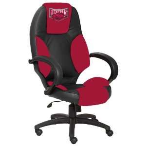   Leather Executive Office Chair   Arkansas Razorbacks: Office Products