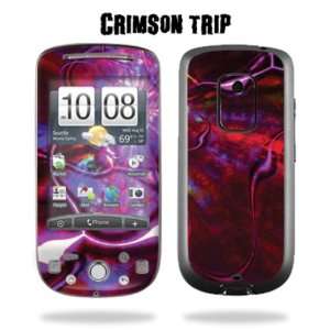   Skin Decal for HTC HERO   Crimson Trip: Cell Phones & Accessories
