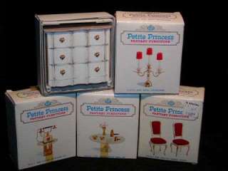 Group of PETITE PRINCESS Doll House Furniture, DOLLHOUSE FURNITURE by 