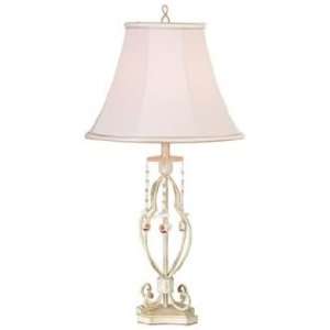  Kathy Ireland Ocean Treasure Table Lamp with Pink Tint 