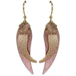  Jody Coyote Lilac Mauve Flower Wings Earrings QN229 