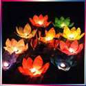 50 SQUARE CHINESE lanterns wishing floating water River paper candle 