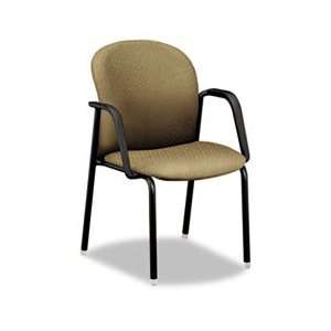  Mirus Series Guest Chair with Arms, Taupe Fabric 