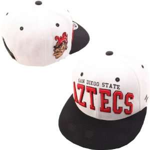   Diego State Aztecs Super Star White Hat Adjustable: Sports & Outdoors