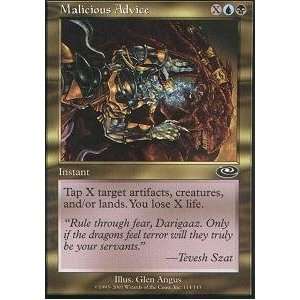    the Gathering   Malicious Advice   Planeshift   Foil Toys & Games