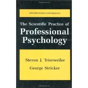   Applied Clinical Psychology) [Hardcover] Steven J. Trierweiler Books