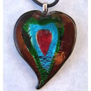  Murano Art Glass Pendant Lampwork Necklace L27 Everything 