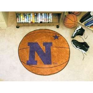  US Naval Academy Basketball Rug 