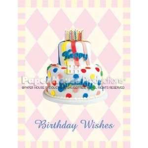  White Birthday Cake Magnet Card: Arts, Crafts & Sewing