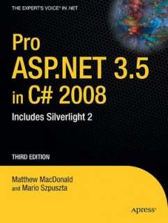   ASP.NET 3.5 Unleashed by Stephen Walther, Sams 