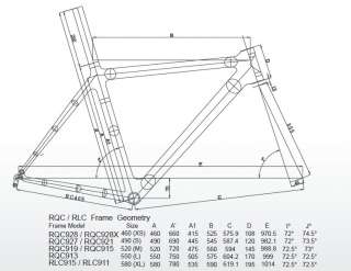Trigon RQC 927 Carbon Road Racing Frame with Fork,M  
