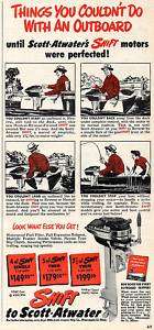 Print Ad 1940s.Scott Atwater Outboard  
