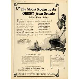   Line Cruise Ship Route Travel   Original Print Ad: Home & Kitchen