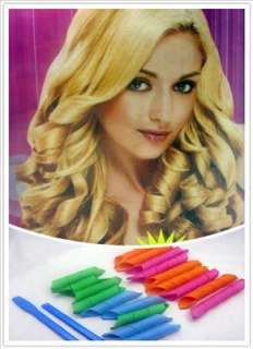 18 pcs Magic Leverag Circle Hair Styling Roller Curler  