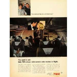  1965 Ad Trans World Airlines TWA Goodbye Charlie Film 