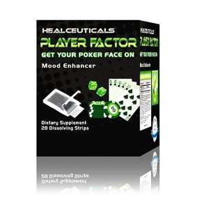  Player Factor Mood Enhancer For Gamblers, 28 Edible Strips 