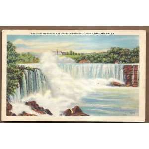  Postcard Horseshoe falls Niagara New York: Everything Else