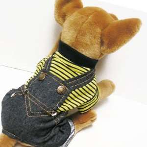 GREEN CUTE OVERALL Pet Appareal dog clothes APPAREL Chihuahua Teacups 