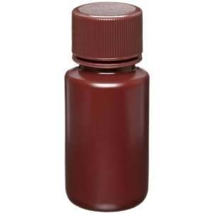 Wheaton 209626 HDPE Leak Resistant Wide Mouth Bottle, 2oz With 28 410 