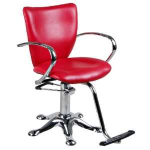  Marilyn Red Styling Chair With Five Star Base Health 
