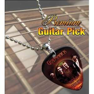  Godsmack 2011 Tour Premium Guitar Pick Necklace: Musical 