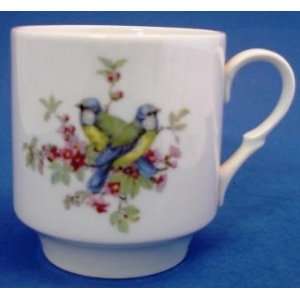 Schumann Bavaria Song Birds Cup Mug Flowers:  Kitchen 