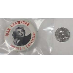  BB1 JOAN CRAWFORD VINTAGE BUTTON 