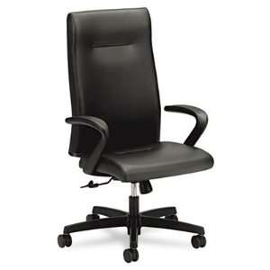  CHAIR,HIGH BCK,LEATHER,BK Electronics